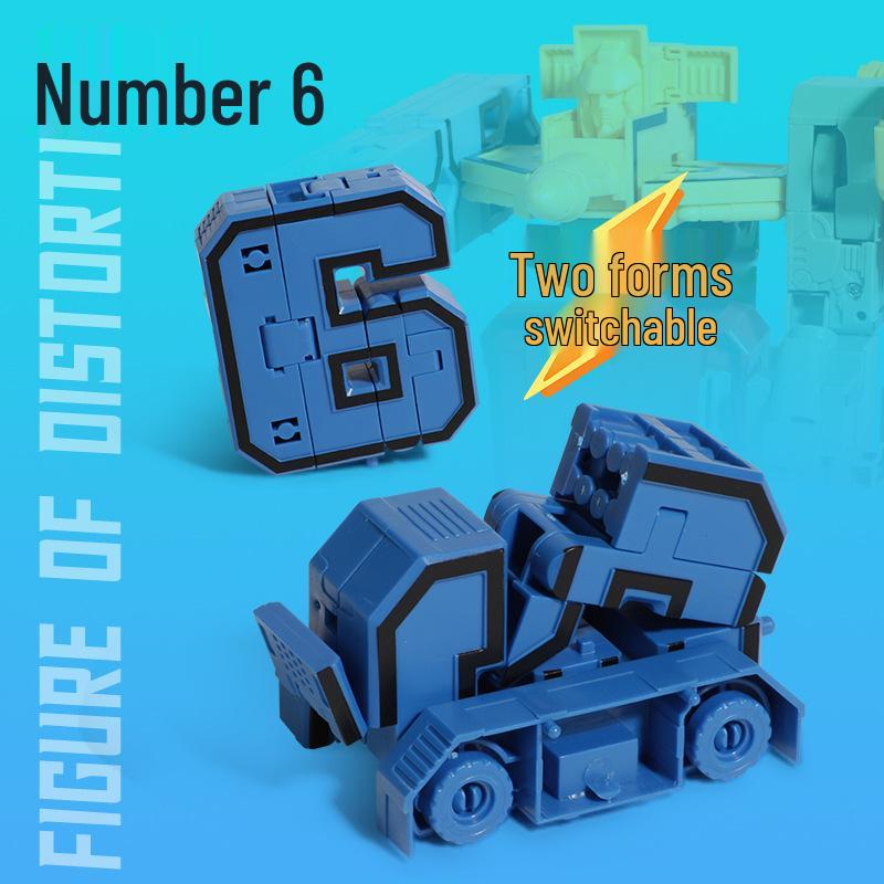 Children's Transforming Robot Car Educational Set