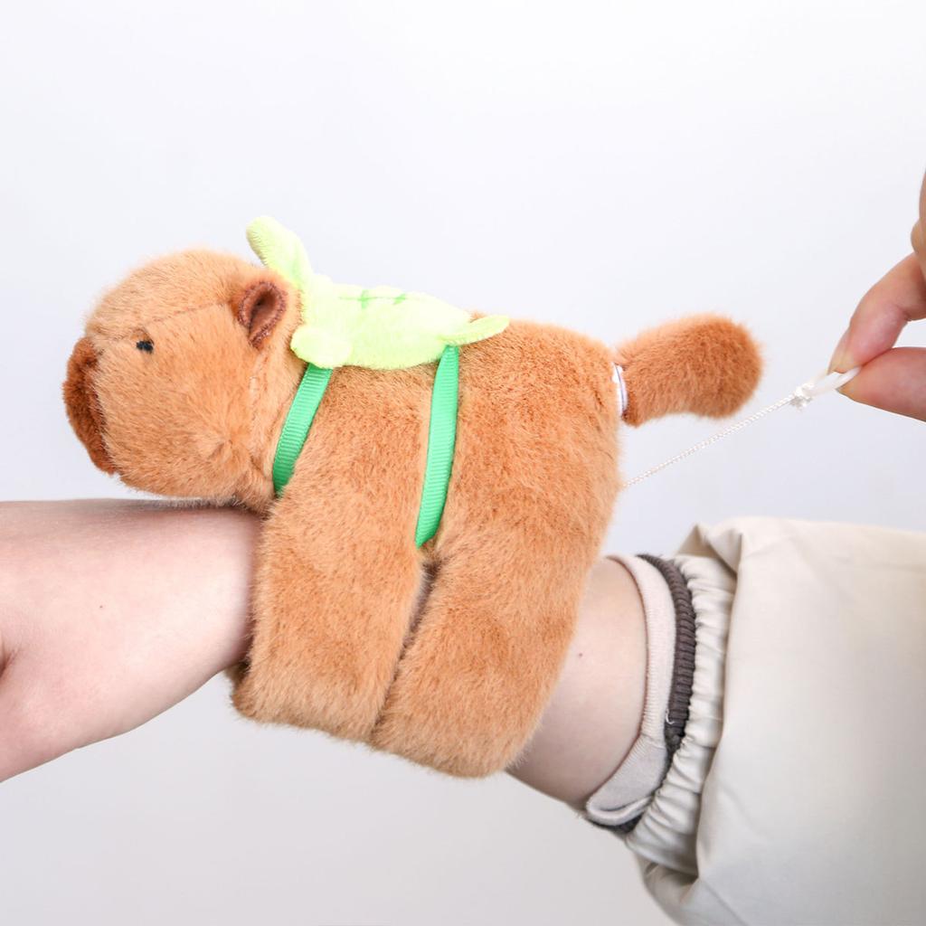 Kapibara żółw grzbiet machający ogonem muzyka kapibara zatrzaskujący kółko pluszowa zabawka lalka lalka