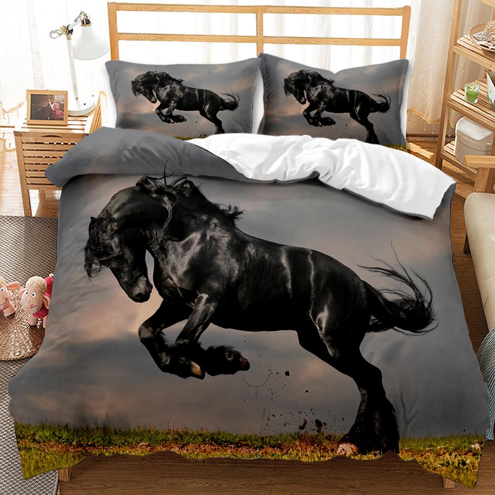 3D Bed set Beautiful Beach Bedding Bed Sets Modern Quilt Cover+pillowcases Winter California King Bedding Sets Jogo De Cama Bed