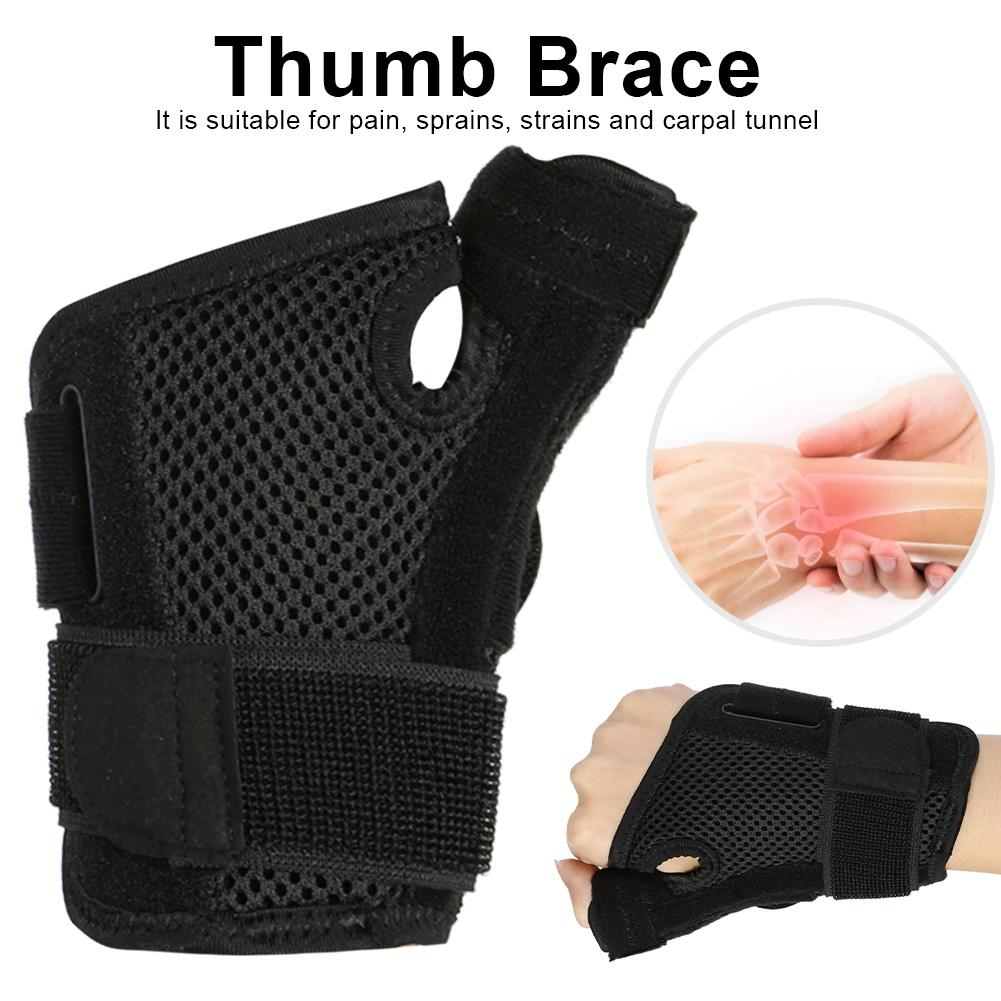Thumb Protective Support Thumb Joint Guard for Right and Left Hand Black for Sports