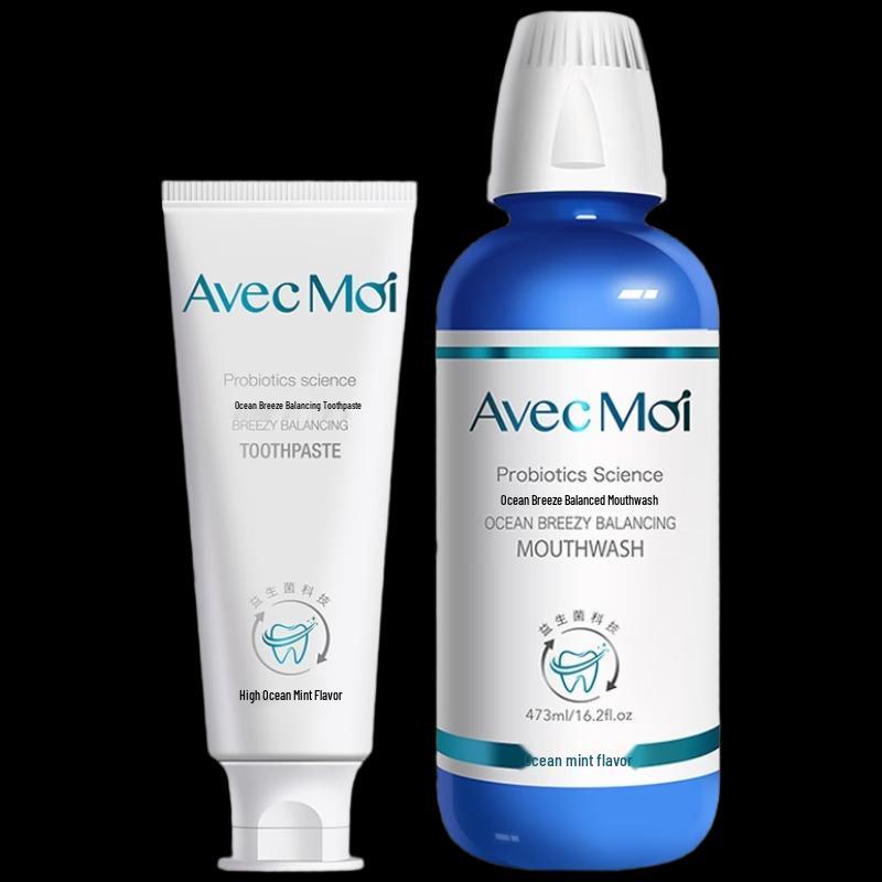 Avec Moi Probiotic Ocean Breeze Oral Care Set