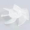1 pz. Mini ventola in plastica di piccola potenza con 6 lame per motore asciugacapelli