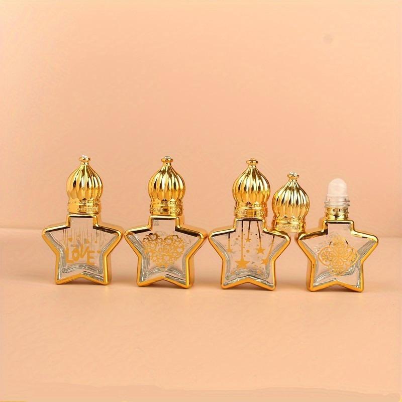 

2 шт./набор 8 мл Роскошный Золотой Роллер для Эфирных Масел Многоразовый Флакон для Духов Стеклянный Ролик Флакон для Эфирных Масел Косметика Roller+Spray Bottle