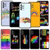 Gay Lesbian Rainbow Pride Phone Case for Samsung Galaxy A55 A35 A17 A07 A15 A13 A25 A51 A71 A72 A73 A32 A52 A52S A41 5G Soft TPU