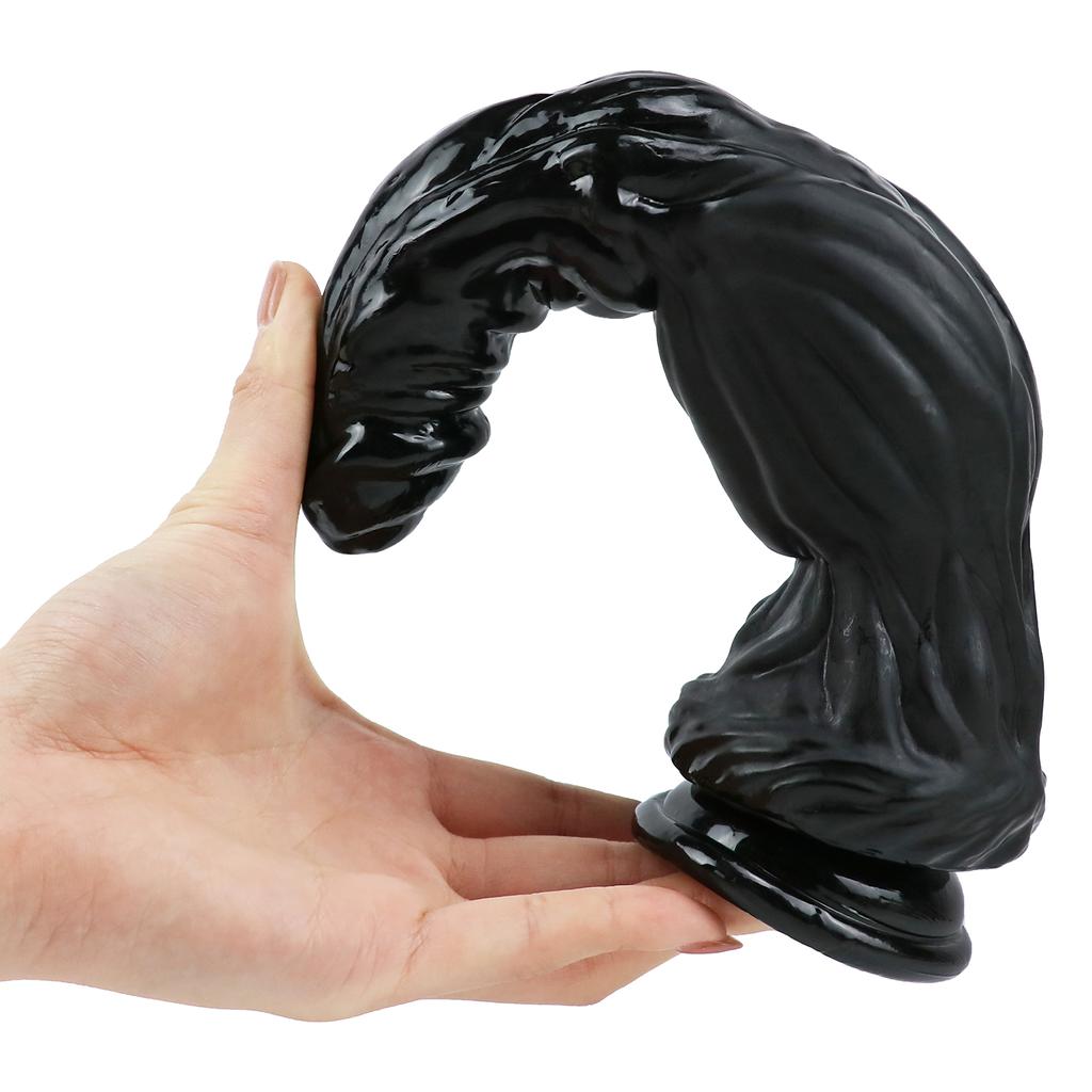 Black Large Penis with Suction Dildo Female Masturbation Sex Anal Sex Toy Adult 18+ Realistic Dildo Anal Plug Sex Toy