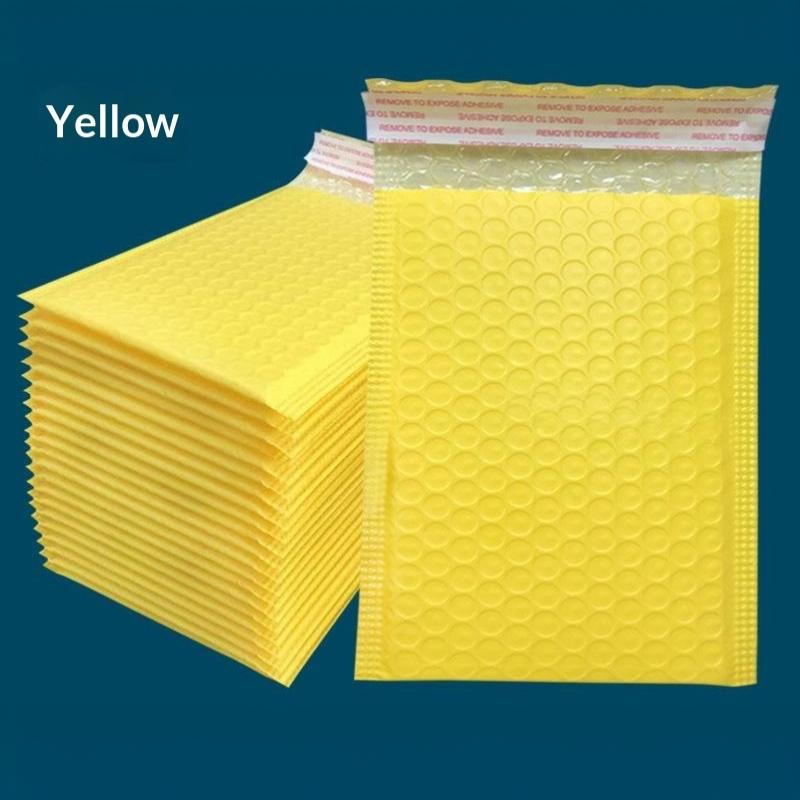 20Pcs Multicolor Self-Adhesive Thick Bubble Mailers Waterproof Shockproof For Small Business Shipping Packaging