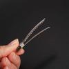 10pcs 25/30/35/45/50/60mm Clips Single Prong Alligator Hairpin With Teeth Blank Setting Jewelry Making Base For DIY Hair Clips