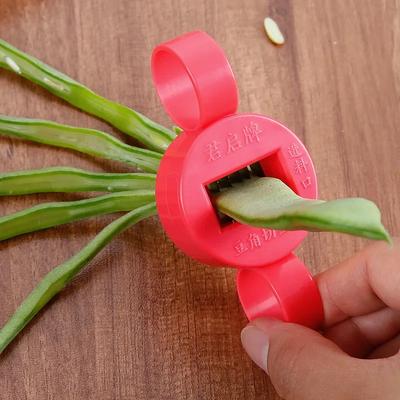 Bean Horn Cutters Household Manual Multifunctional Cutters Green Beans Dutch Bean Cutters Kitchen Gadgets Vegetable Slicer Tool