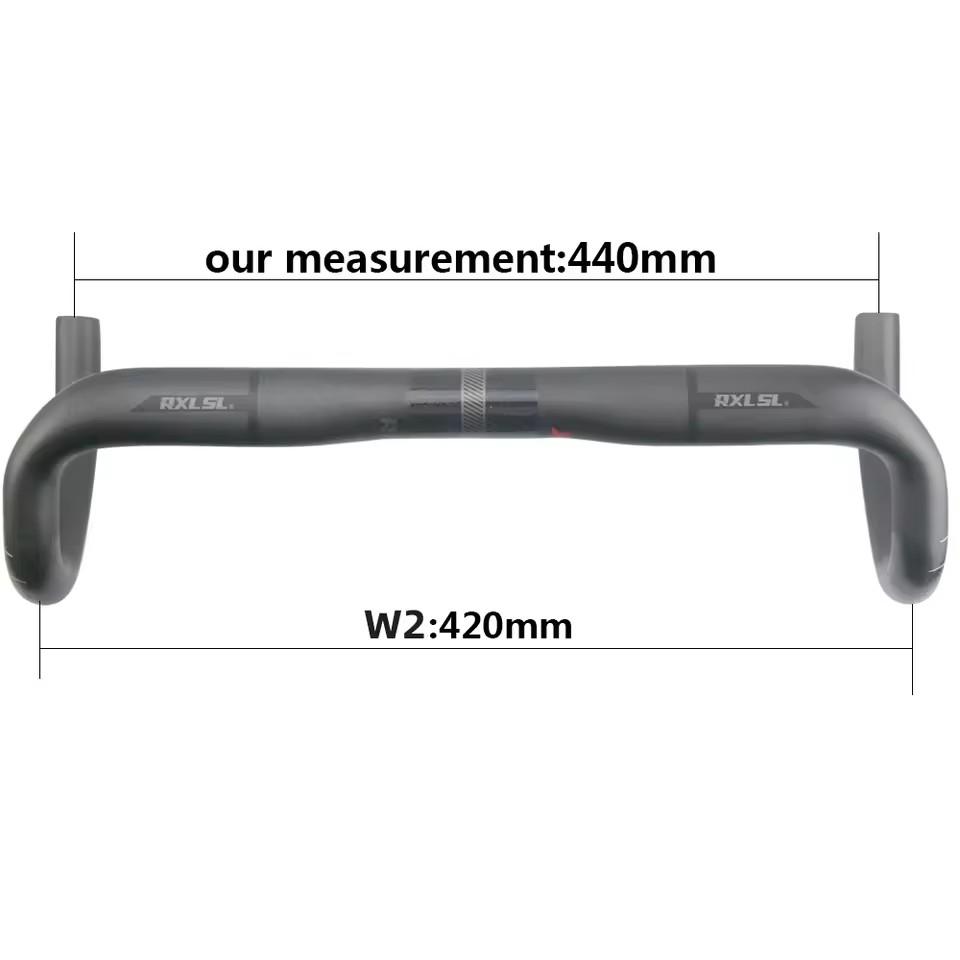 RXL SL Carbon Road Handlebar Racing Bike Handlebars 31.8*380/400/420/440mm Carbon Drop Bars for Bicycle Handle Bar Accessories
