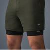 Alo Yoga Casual Shorts Men's Dark Green M6153R