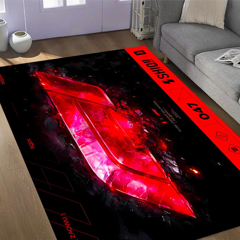 F1 Driver Number Chart Area Rug Design for Decorate Room Balcony Game Room Hallway Anti-slip Rug Anime Office Decor Best for Christmas