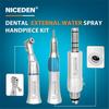 Dental Low Speed Handpiece Set EX-203C External Spray Air Motor Straight Handpiece Contra Angle Handpiece Set E Type 2/4 Hole