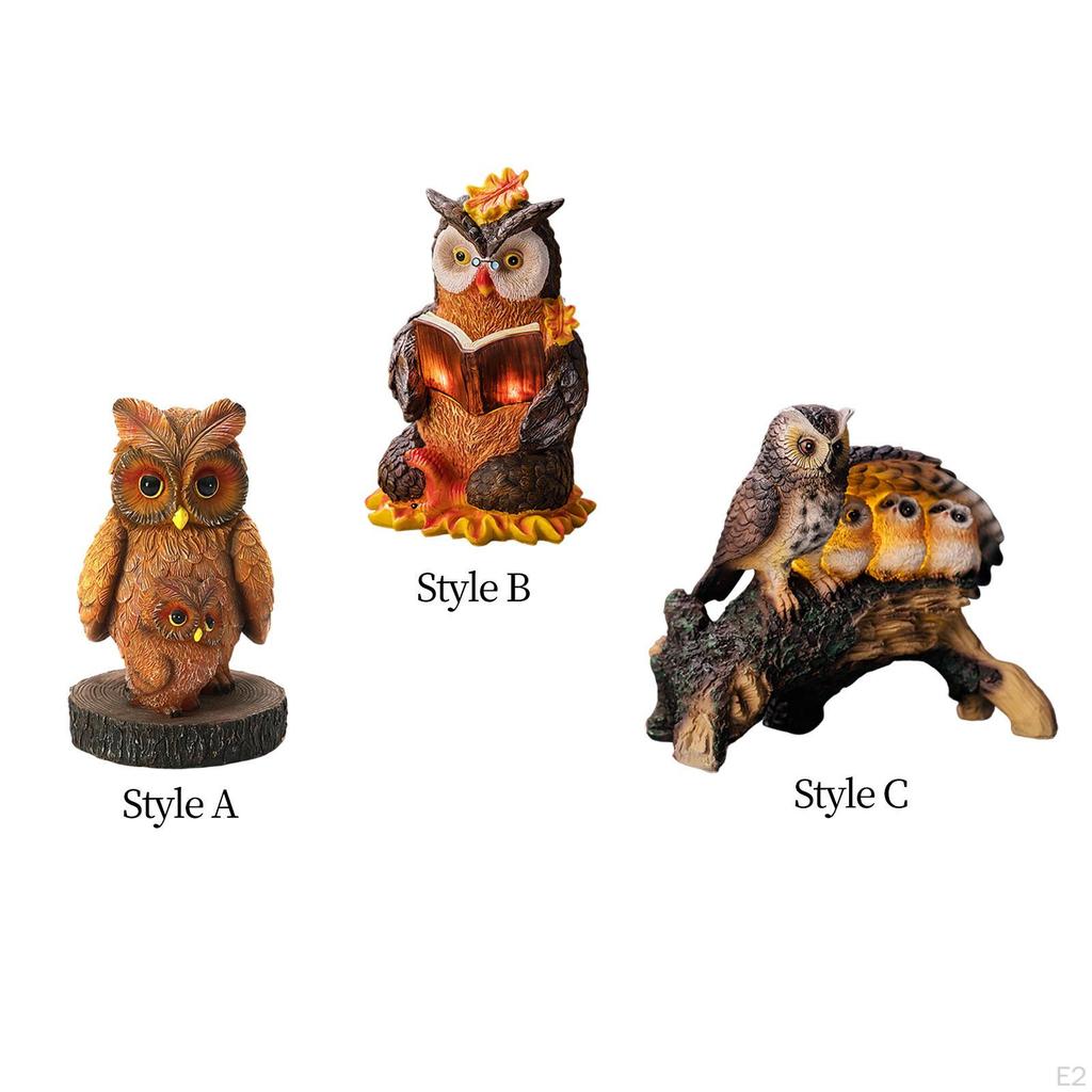 Lawn Light Animal Statue Landscape Lamp Ornament for Garden Decor