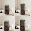 10/12x25/30cm Ornaments Multifunctional Acrylic Vase High-End Square Shape Elegant Home Decor Minimalist 1 Set