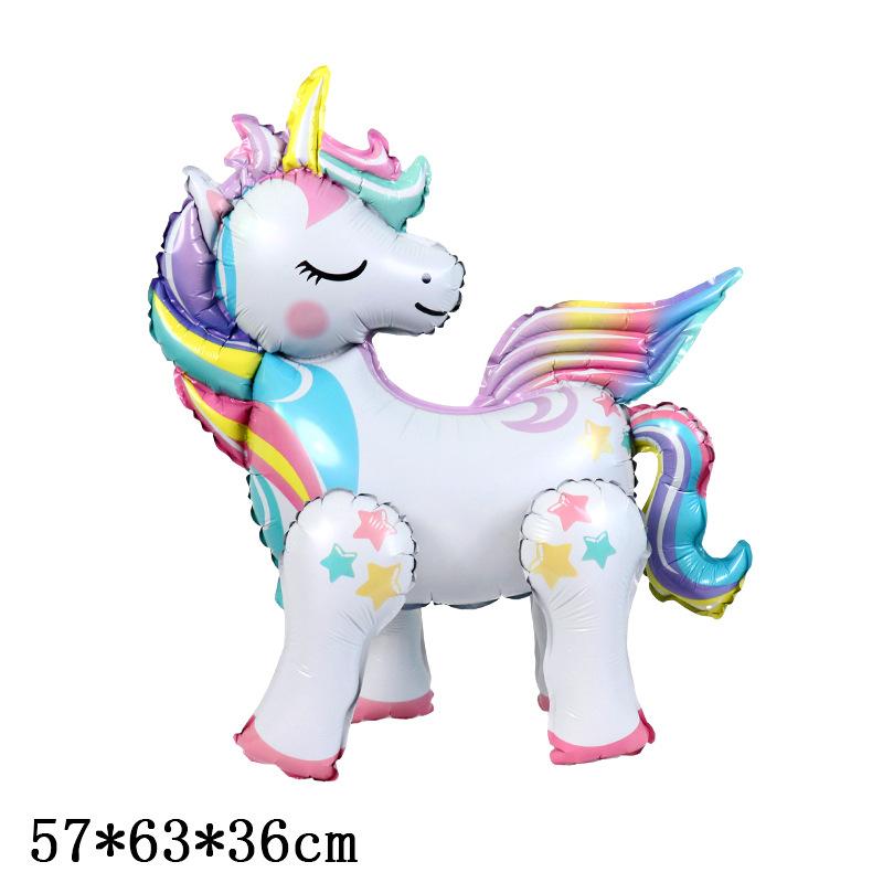 Rainbow Unicorn Balloon Unicorn Party decor Supplies Unicorn birthday Party Decoration Baby Shower Kids girls Birthday Decor