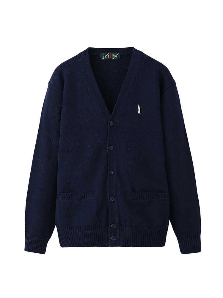 

Кардиган Хлопковый кардиган 5206021 Navy x Pearl Goddess [East Boy] 7G/Pearl Goddess (580)