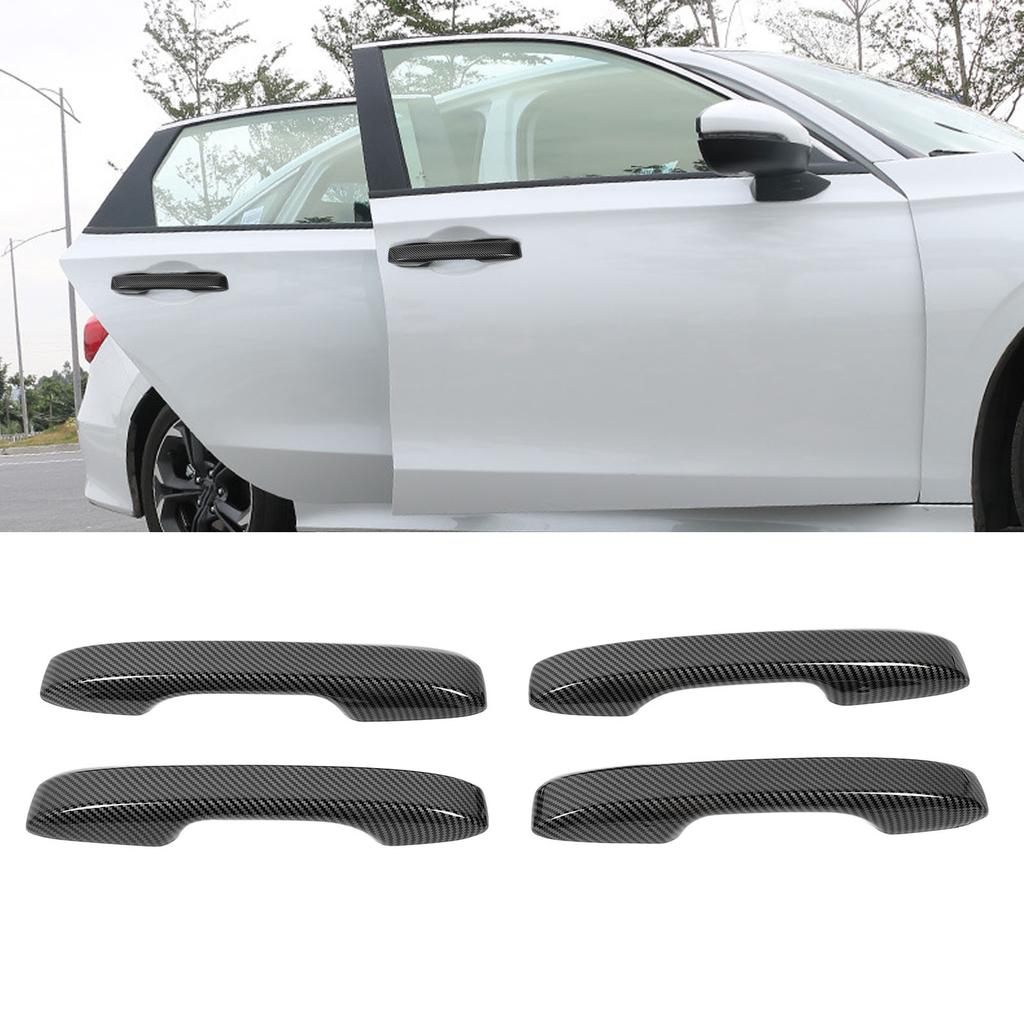 4 Pcs Exterior Door Handle Cover Scratch Resistant Outside Door Handle Trim Replacement for CR‑V HR‑V