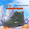 Unisex Winter Stahlkappen-Arbeitsstiefel - Warm, Bruchsicher, Durchtrittsicher, Abriebfest, Hohe Schutzschuhe