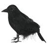 6PCS Halloween Crow Prop Large Realistic Raven Feathered Spooky Party Home Decor