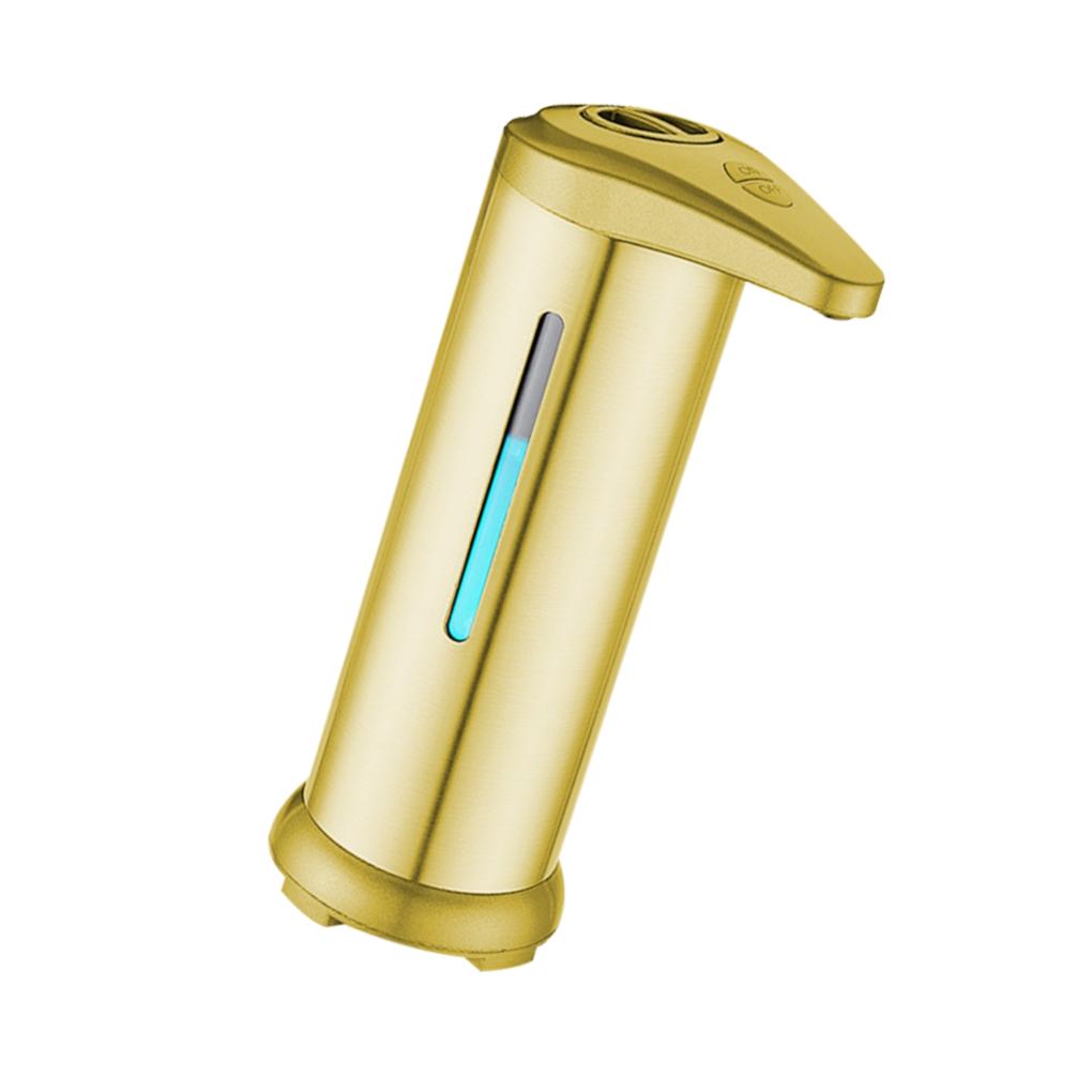 

Диспенсер для мытья рук, дозатор геля для ванной комнаты, автоматический бесконтактный дозатор геля золотой