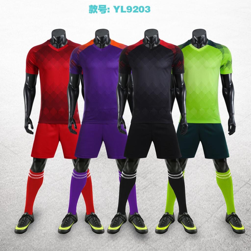 Adult Children'S Team Game Training Clothes Football Set Summer Short-Sleeved Sports Jersey Batch