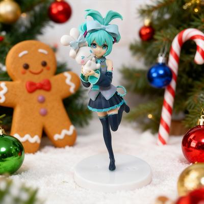 Cute Girl Hatsune Miku Anime Character Fashionable Suitable for Desktop Decoration Ornaments Doll Christmas Gift PVC Collectible