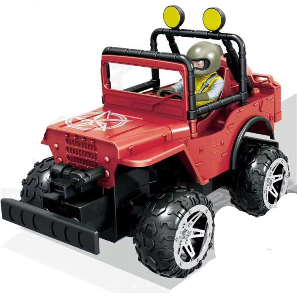 2.4G 1:36 4-Channel RC Cars Rechargeable Mini Children's Toy Remote Control Car Crashworthy Off-road Vehicle Model for Kids