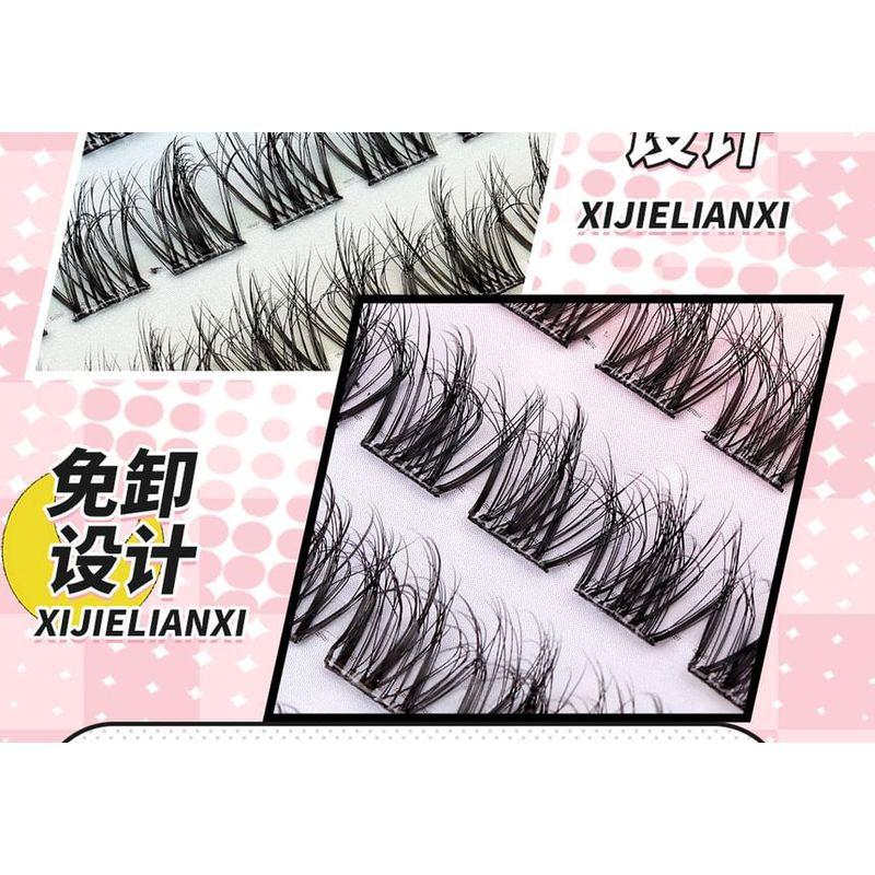 Aimo - Natural Crisscross Glue Free Cluster Lower False Eyelashes