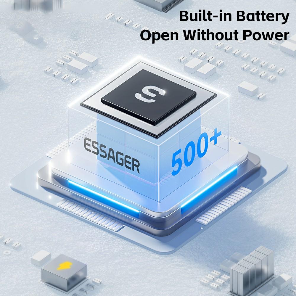 ESSAGER 15W Wireless Charger Car Mount Air Vent Clip Wireless Charger Stand 360° Rotation