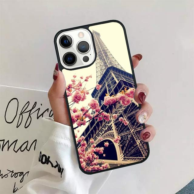 Romantic Paris Eiffel ToweR Coque Shell For iPhone 17 Air 15 16 14 13 12 Pro Max 11 Pro Max Plus Phone Case Cover