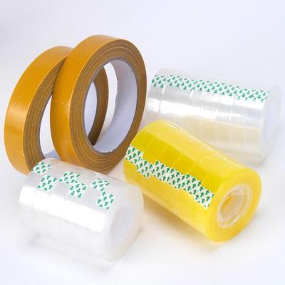 1.5cm Wide Clear Floral Tape - Hand-Tearable, Fabric-Based for DIY, Floral Design, Office & Study