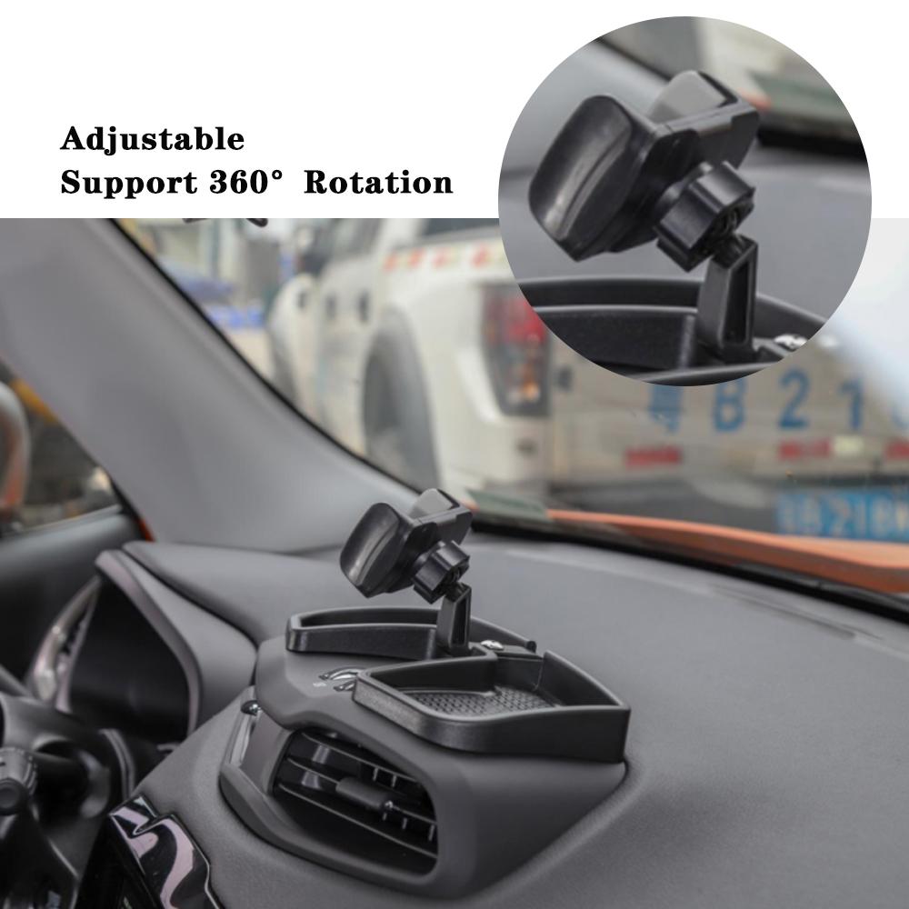 Phone Holder GPS Mount Bracket Stand Storage Box Organizer for Jeep Renegade 2016-   2022 2023 Car Accessories