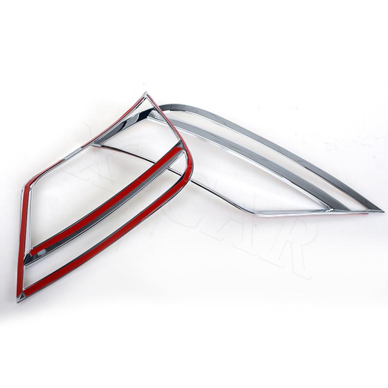 Car Front Rear Bumper Fog Light Foglamp Trim Sticker Cover Frame For Volkswagen VW TROC T-Roc 2017 2018