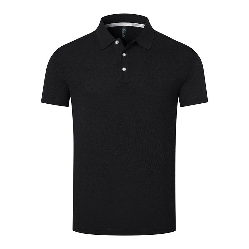 POLO Cămașă Bărbați Tricou cu mânecă scurtă Vară Transfrontalier Culoare solidă Rever Respirabil Top pentru bărbați