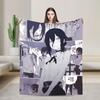 Anime Kettensäge Reze Super Warme Decke Reise Plüsch Bettwäsche Überwürfe Neuheit Sofa Stuhl Flanell Tagesdecke Sofabettbezug