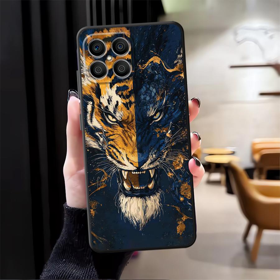 Funda Phone Cover Case for Honor X7 X8 200 400 Lite 70 Magic5Lite X6 X9a 8X 90 X5b Cool Cartoon Tiger Lion