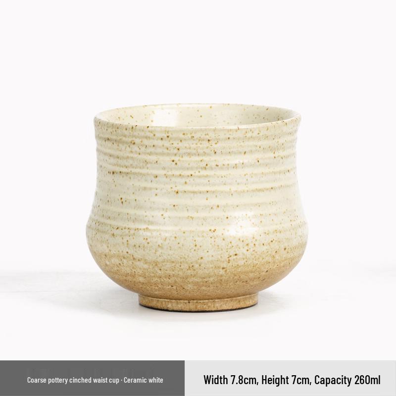 Chaxun Japanese Kiln-Fired Coarse Pottery Tea Cup