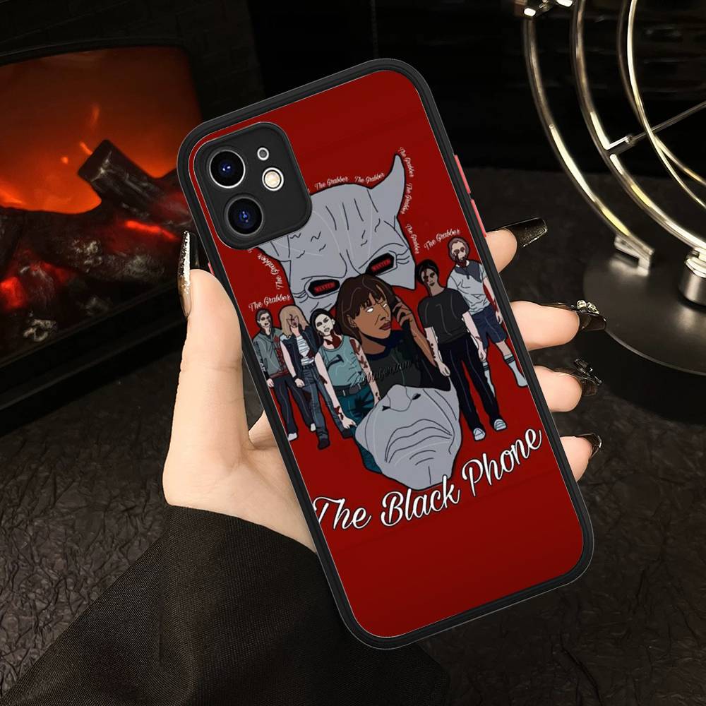Horror Movie The B-Black P-Phone Phone Cases For IPhone 16 15 14 Plus 13 12 11 Pro Max Matte Oft Bumper Phone Cover