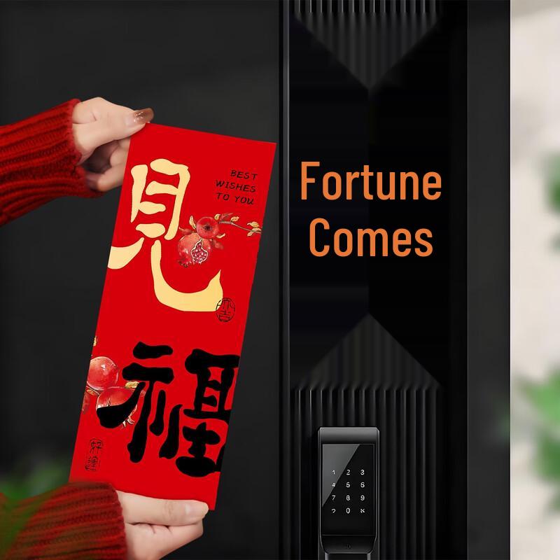 Luzhiyuan 2026 Year of the Horse Magnetic Fu Door Decals