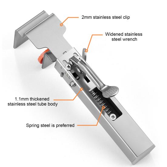 Verstellbare Schubladenbefestigungsklemme, Installationsclip für Schubladenfronten aus Metall, robuste Universal-Schrankmontageklemme, Schreiner, Holzbearbeitungs-Haushaltswerkzeuge