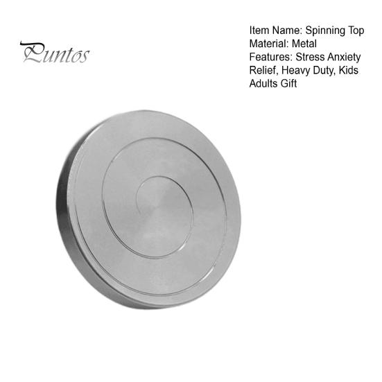 Kreisel Schreibtischspielzeug Stressabbau Angstlinderung Kinder Teenager Erwachsene Tragbares Reise-Metallmünzen-Fidget-Spinner Büro Fingerspitzen-Gyroskop EDC-Spielzeug