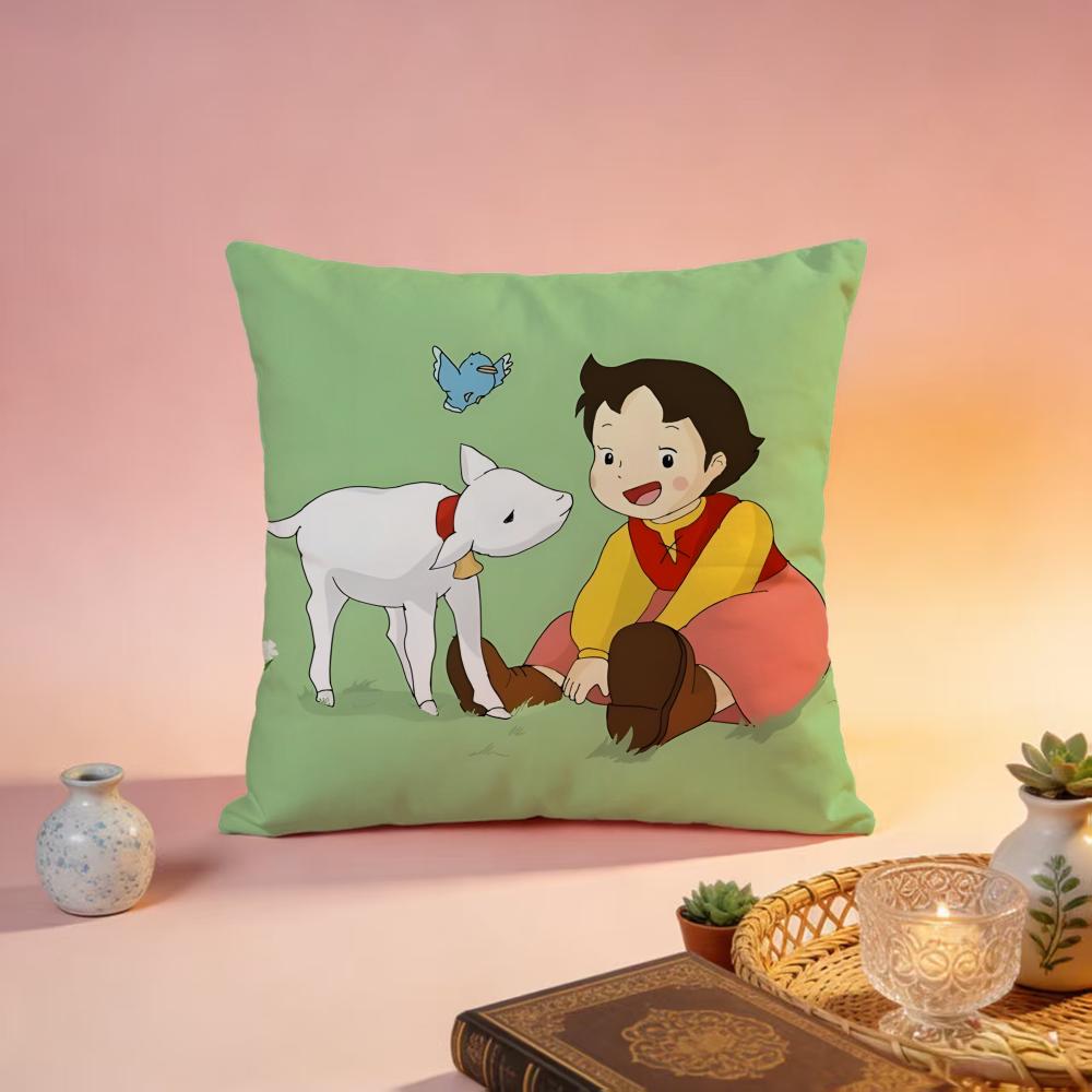 Trending HHeidi Girl of the Alpsed Cushion Cover Premium SkinFriendly Pillow Case MultiPurpose for Home Office Travel
