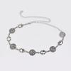 Women's High-end Waist Chain Women's Retro Belt Versatile Rhinestone Waist Chain Butterfly Flower Women's Waist Chain