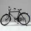 Metal Retro Bicycle Model 1:10 Mini Bike Desktop Crafts Classical Bike Toy Dollhouse Accessory Home Decor Children Toys