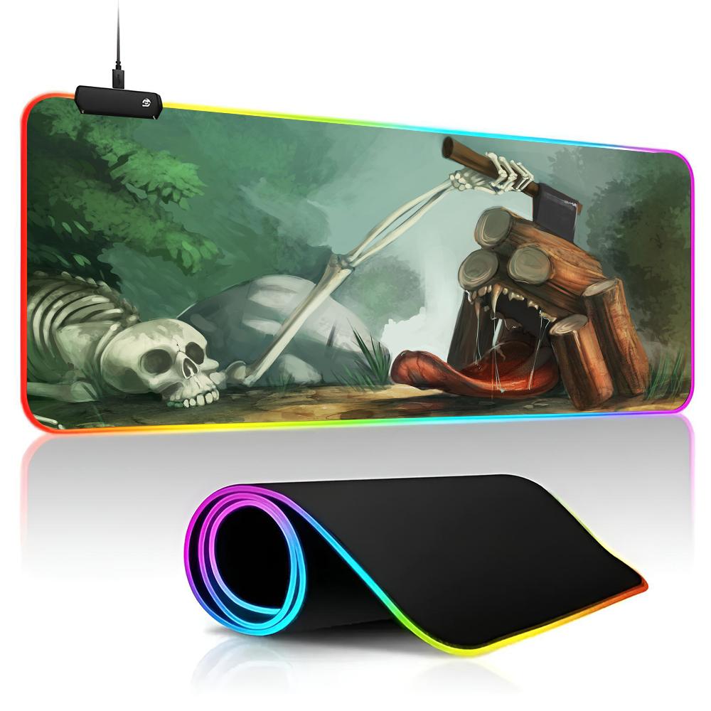 Rust 2013 Mouse Pad Game RPG 40x90cm Mouse Mat Gaming Mousepads LED Keyboard Mats Luminous Desk Pads Mouse Pad For PC