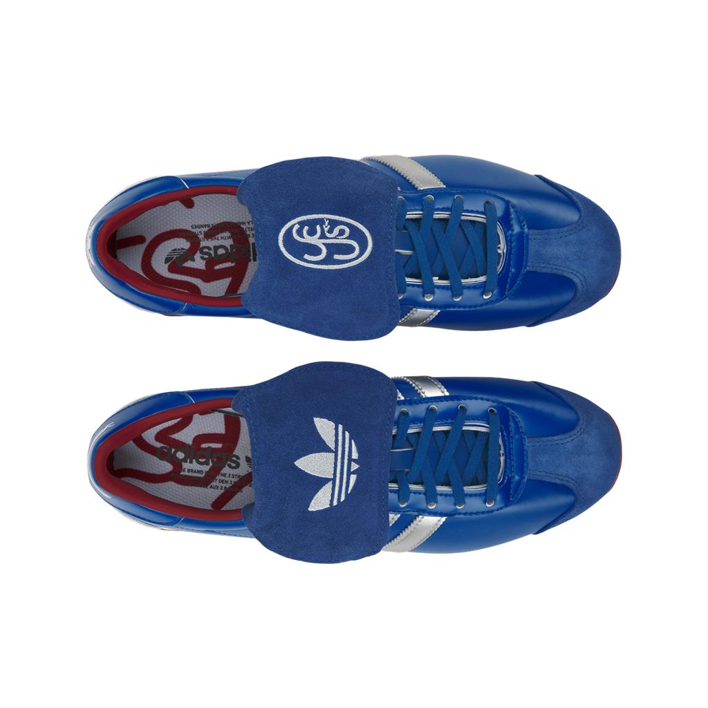 adidas Country OG Blau Matt Silber Unisex Sneaker Wolkenweiß JR2601