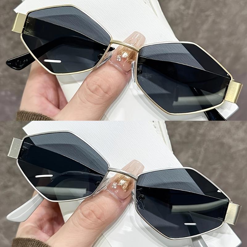 1/2PCS Retro Women Glasses Full Frame Black Decorative Lens Lightweight Comfortable Fashion Eyewear