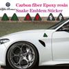 CYYPT1 Car Fender Decorative Sticker Quadrifoglio Super Sport Logo Badge Sticker For Alfa Romeo Giulietta Mito Giulia Stelvio Brera 147
