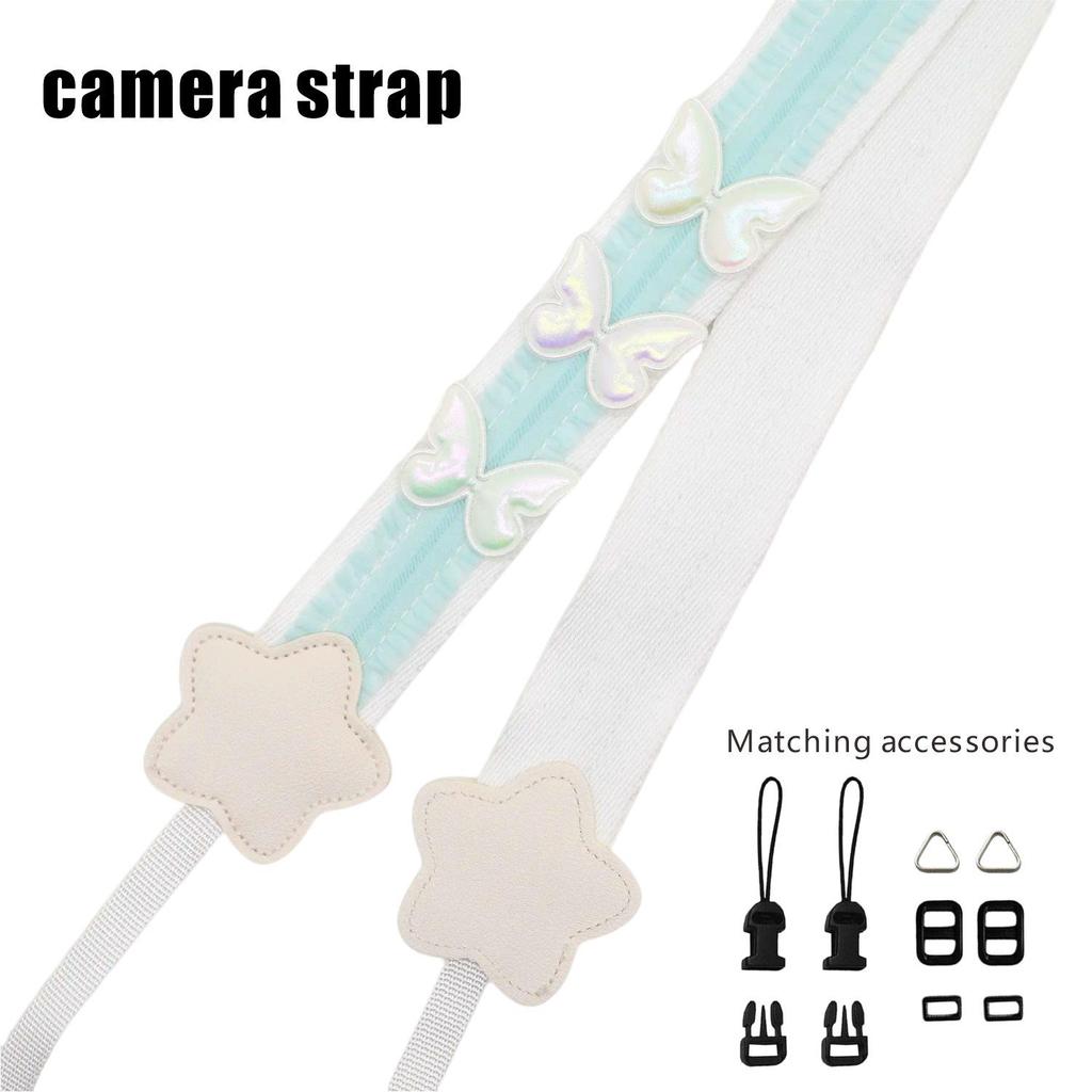 Custom Cute Camera Strap for Sony, Nikon, Canon, Polaroid - Universal Fit for DSLR & Mirrorless