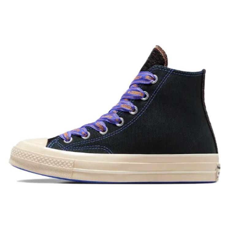 

Новые кеды Converse Chuck 70 High Ribbon Laces Black Blue Flame A07976C 35